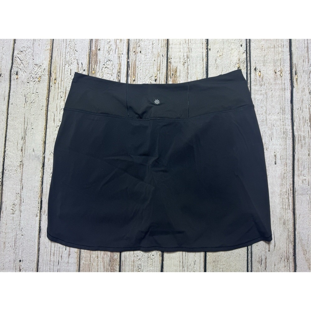 Athleta Black Fairway Golf Skort Skirt Active Athletic Outdoor Pickleball XL - Picture 6 of 6